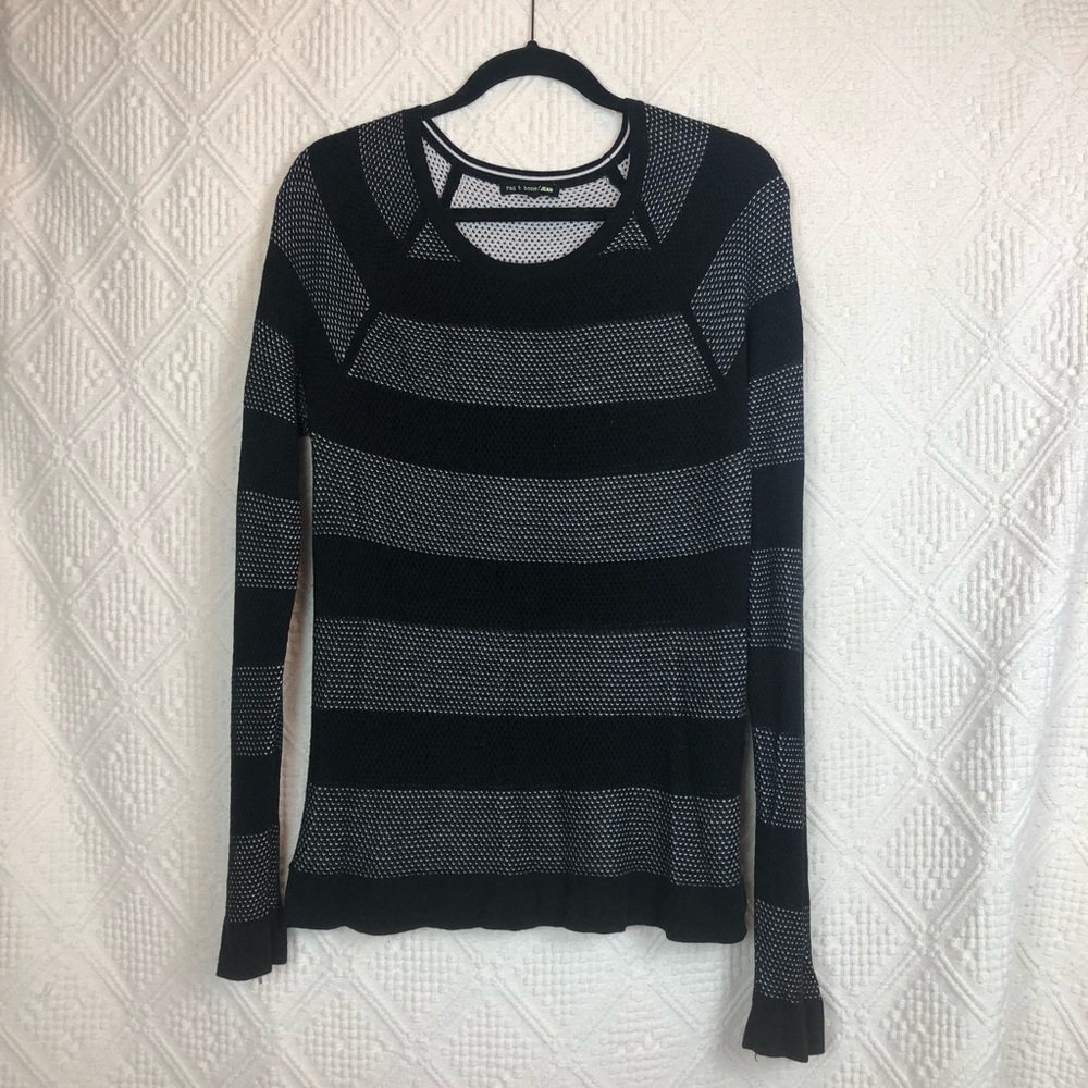 rag & bone jeans - black & white striped knit - M - Picture 7 of 7